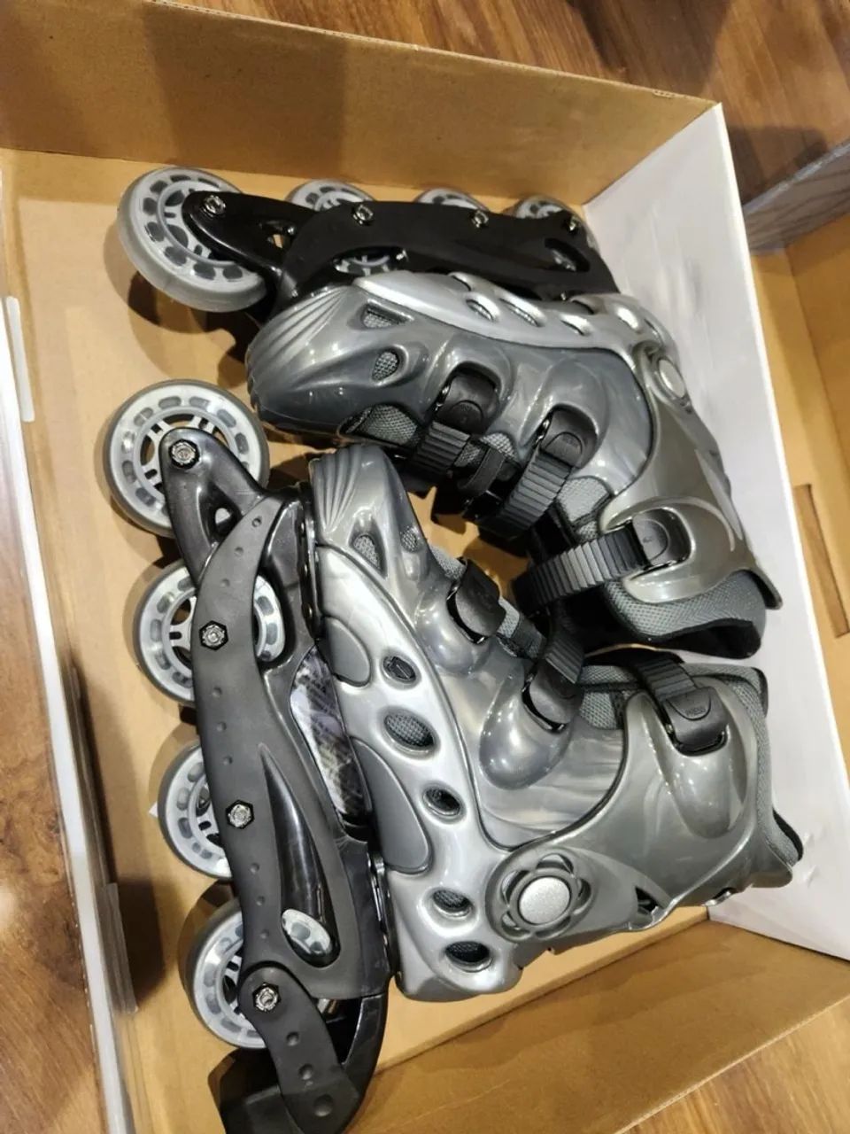 Patins Inline usado 1x novo n36/37 - Foto 2