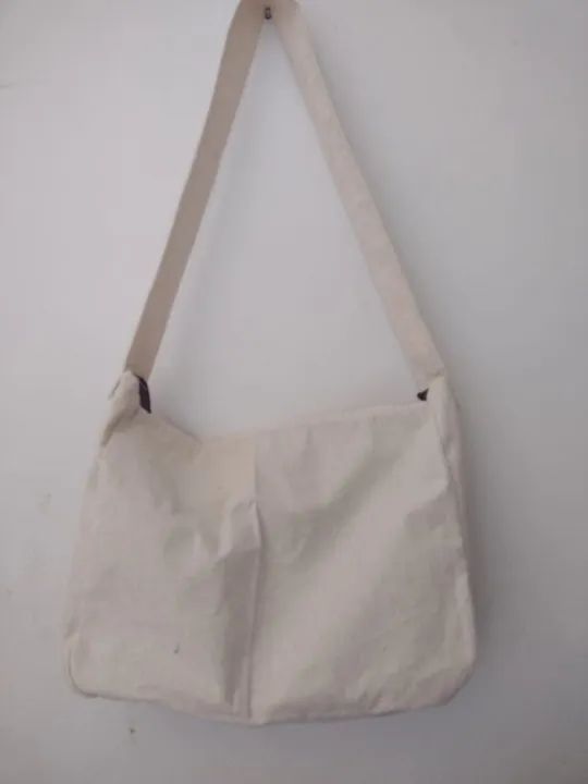Bolsa grande de tecido - Nova e feita à mão - Foto 4