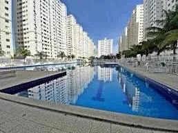 Alugo apto 2 qtos com suite no Condomínio Clube Borges Landeiro Tropicale.