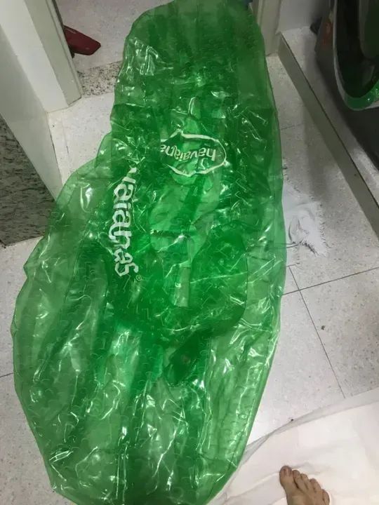 Boia inflável para piscina, praia perfeita para relaxar e se divertir  - Foto 4