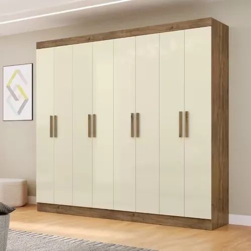 Guarda Roupa 100% MDF 8 Portas 4 Gavetas 