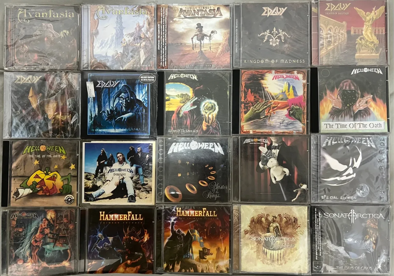 Cds Originais - Hard Rock, Heavy, Power, Folk, Progressivo, Sinfônico