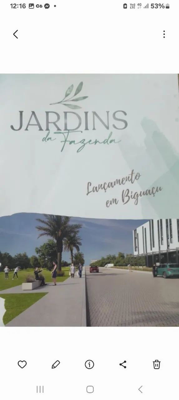 Terreno Biguaçu,  investimento