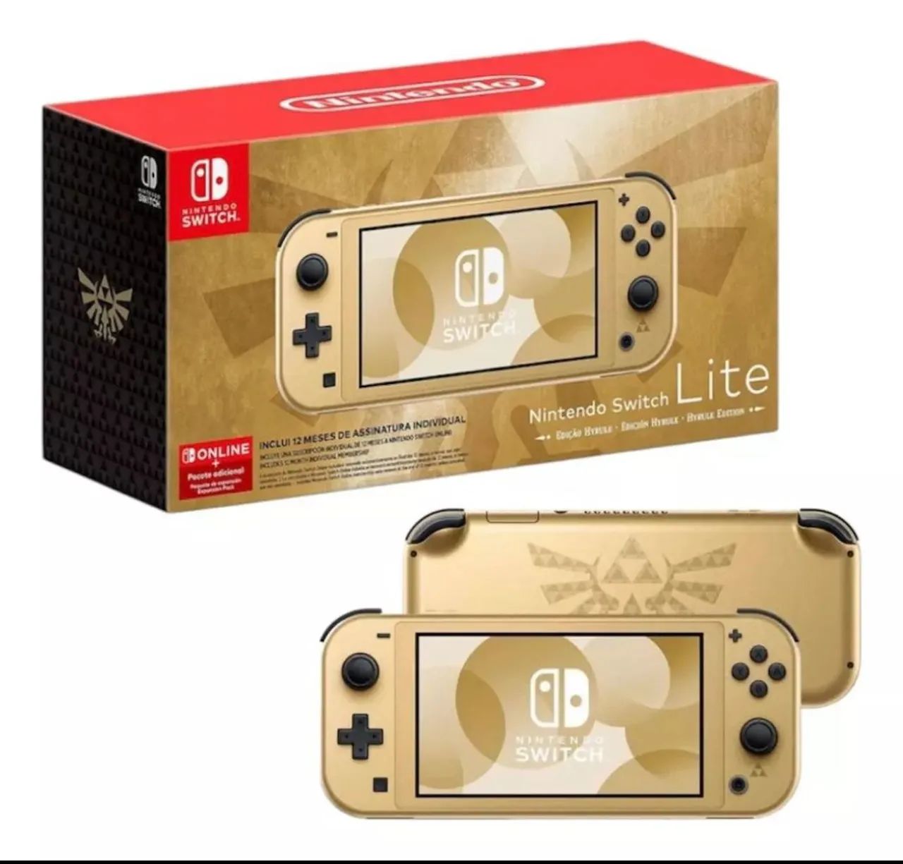 Nintendo Switch Lite - Edição Especial Zelda Breath of the Wild