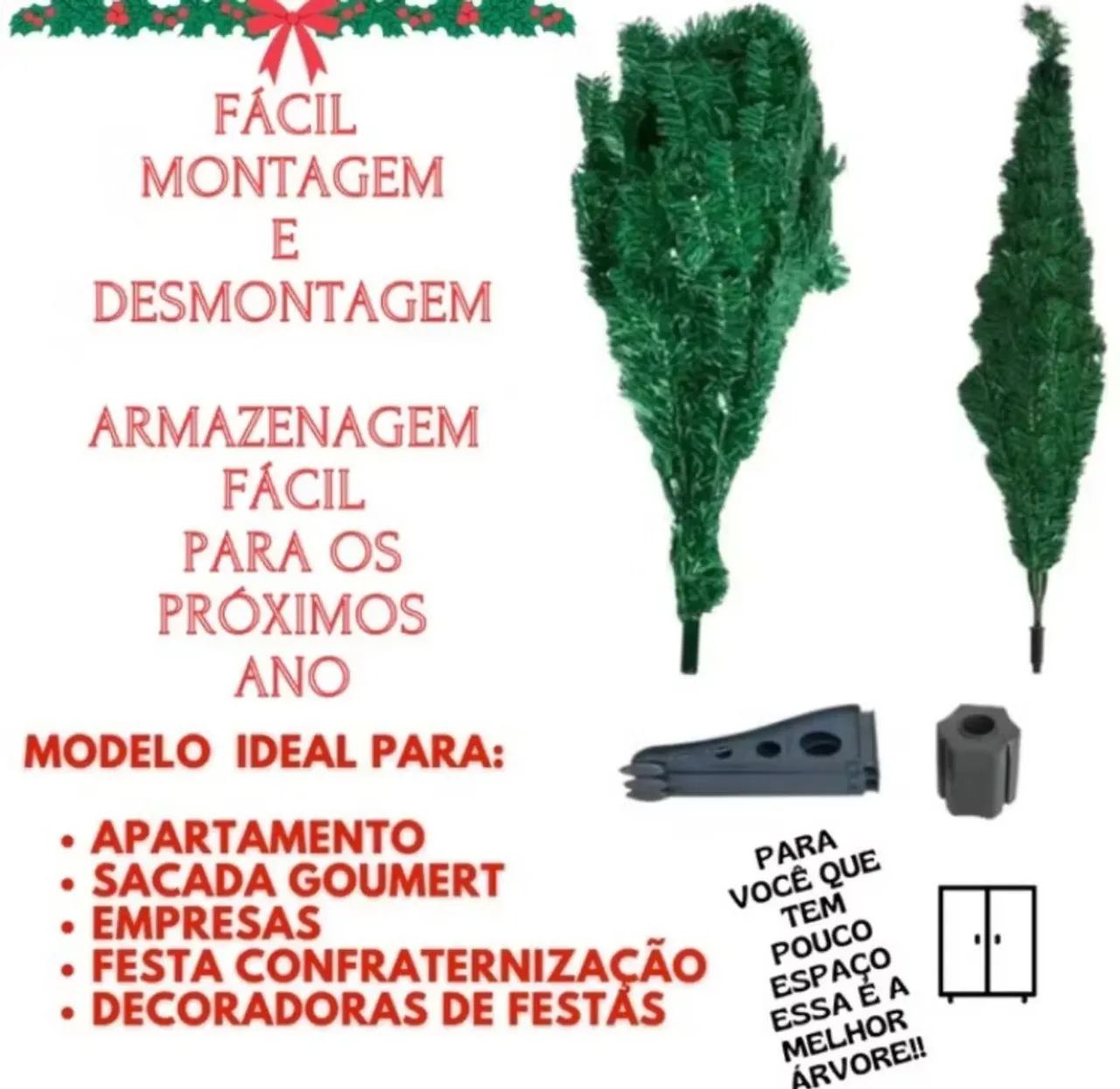 Árvore de Natal 80cm - Foto 3