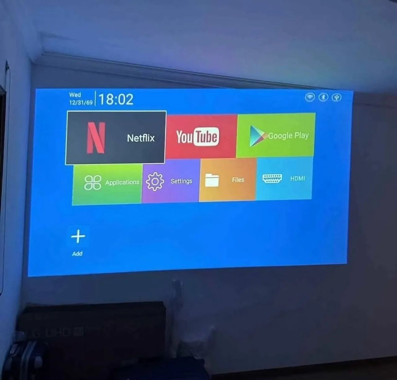 PROJETOR ULTRA HD PORTÁTIL- NA CAIXA - Foto 5