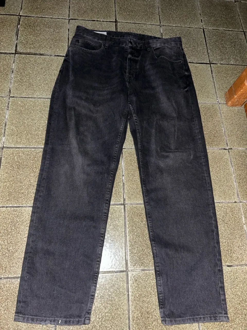 Calça Jeans Reta Preta Masculina ZARA Roupas Água Fria, Recife