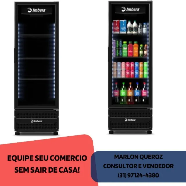 Refrigerador 484 Litros Imbera Preto