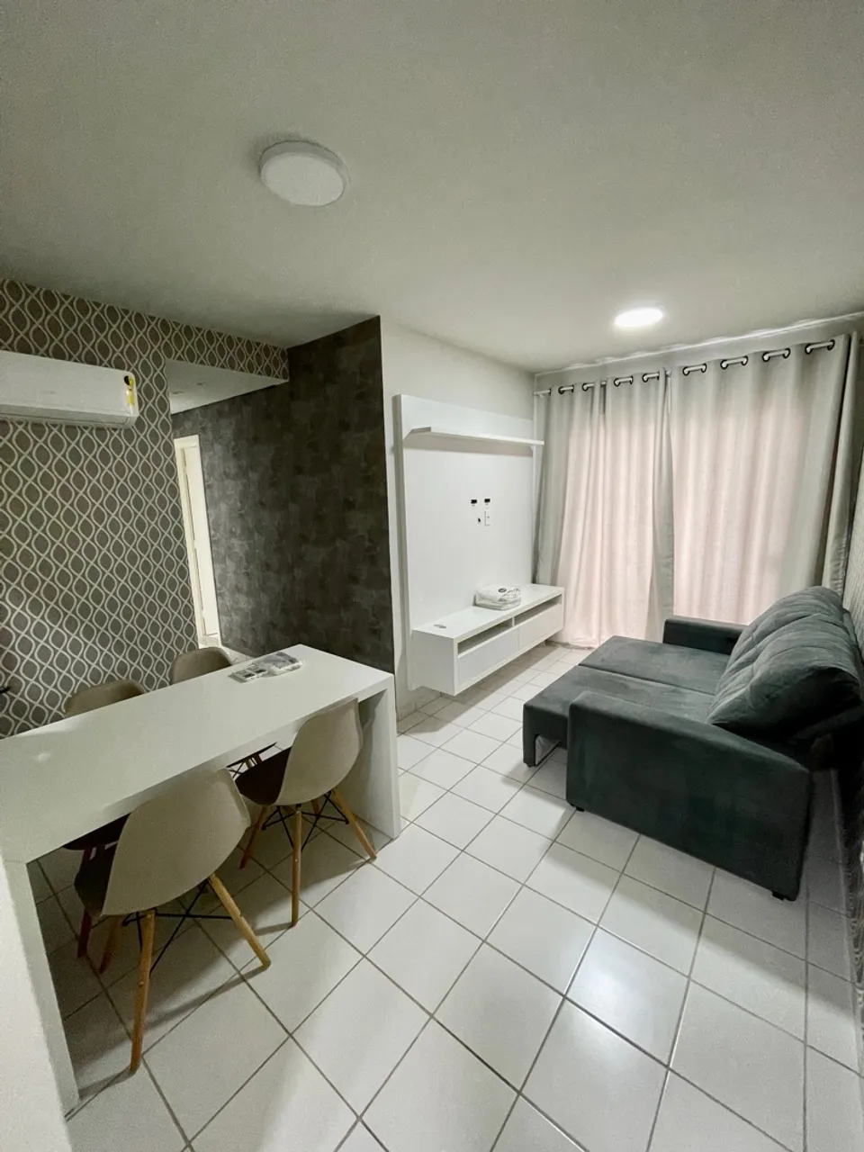 Alugo apartamento mobiliado Via Parque