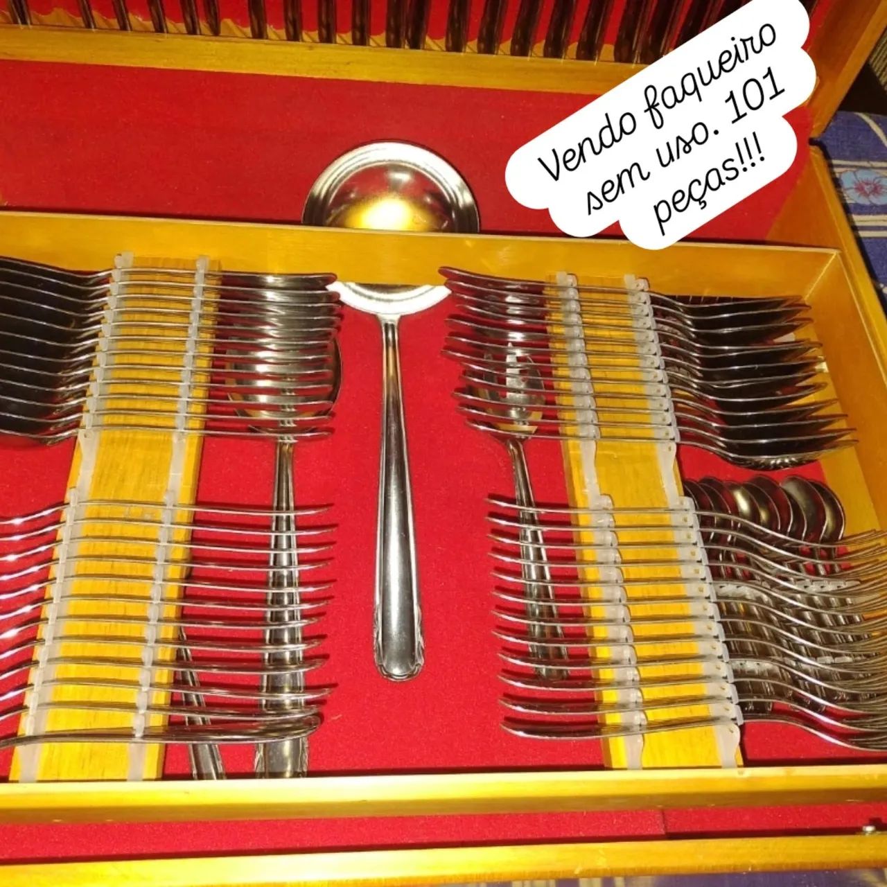Venda de faqueiro 101 peças 