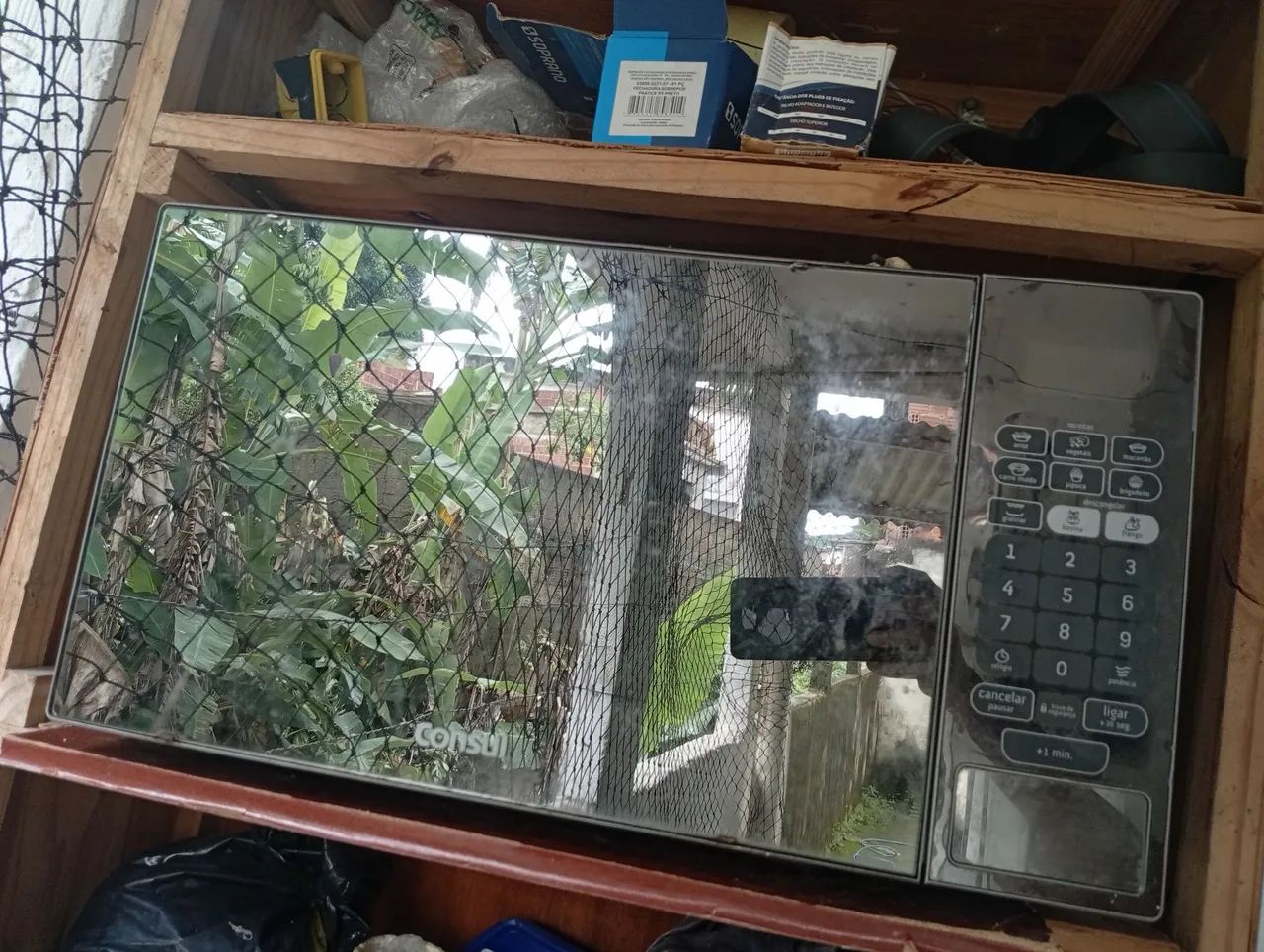 Micro-ondas Consul espelhado 