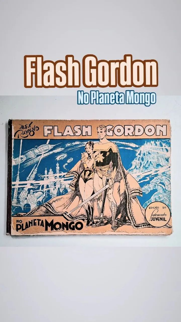 HQ ENCADERNADO FLASH GORDON NO PLANETA MONGO 