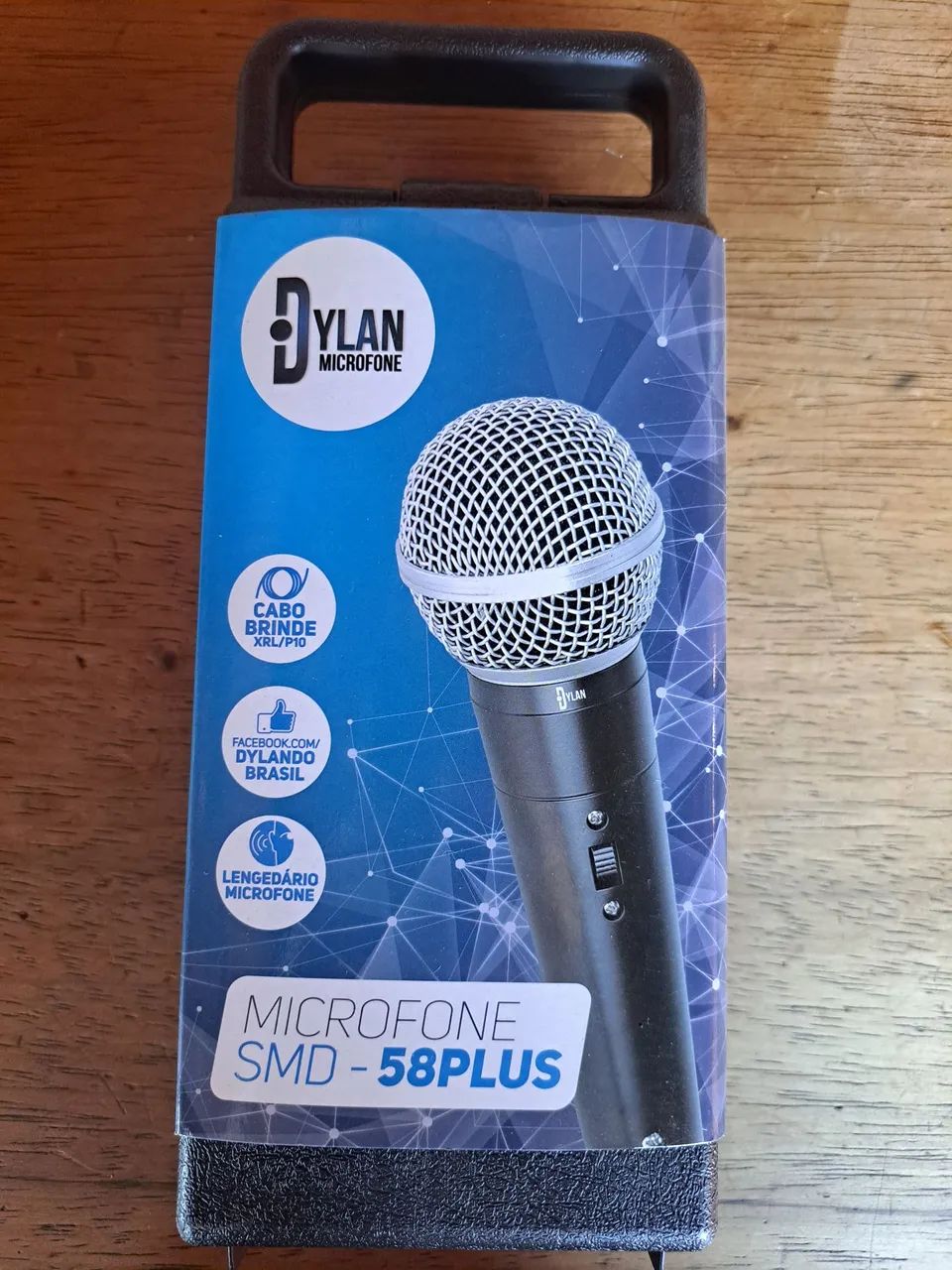 Microfone Dinâmico SMD-58 Plus