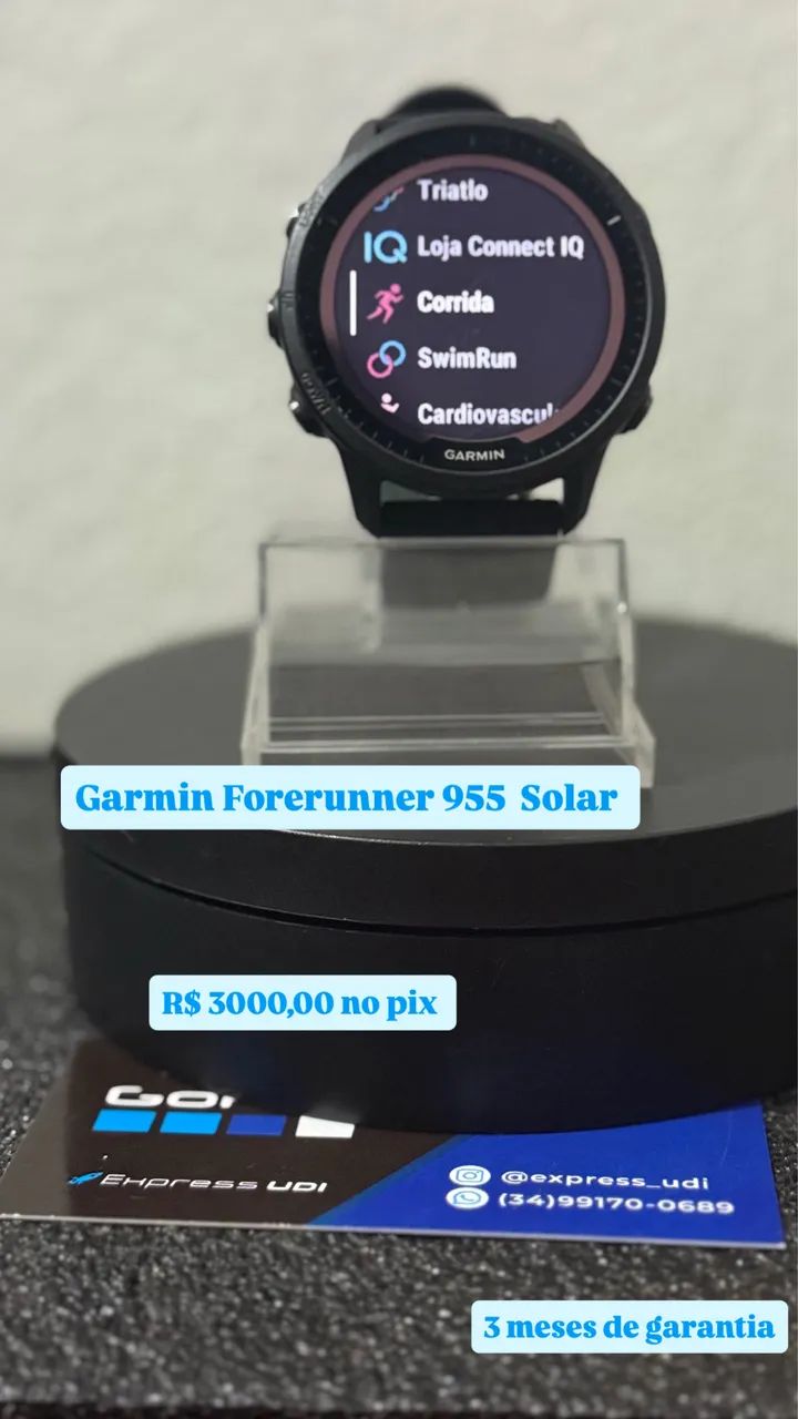 Relógio Garmin 955 Solar