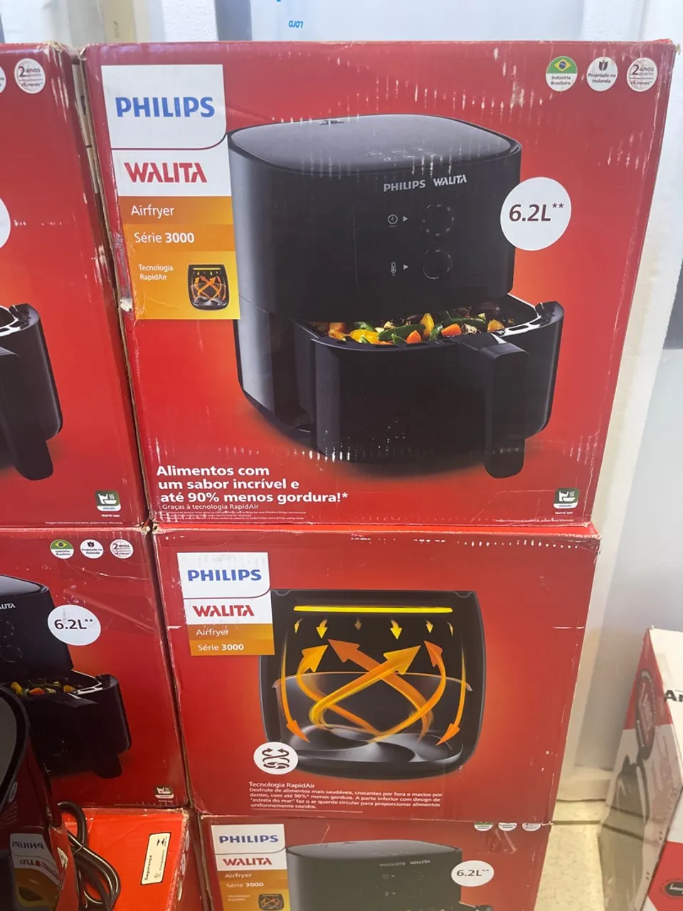 Fritadeira Elétrica Philips Walita Airfryer Série 3000