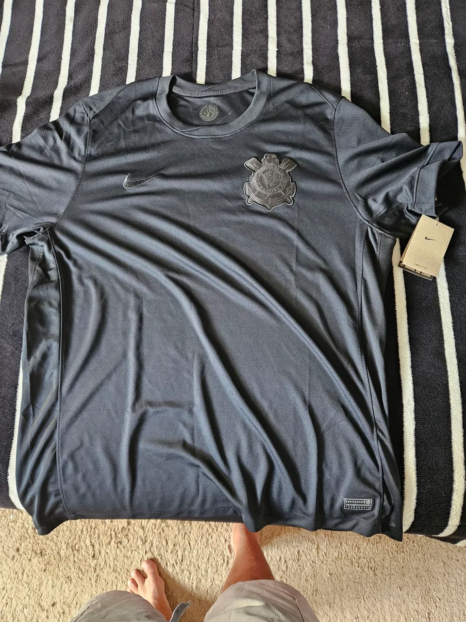 Camisa Corinthians Nike Preta - Original