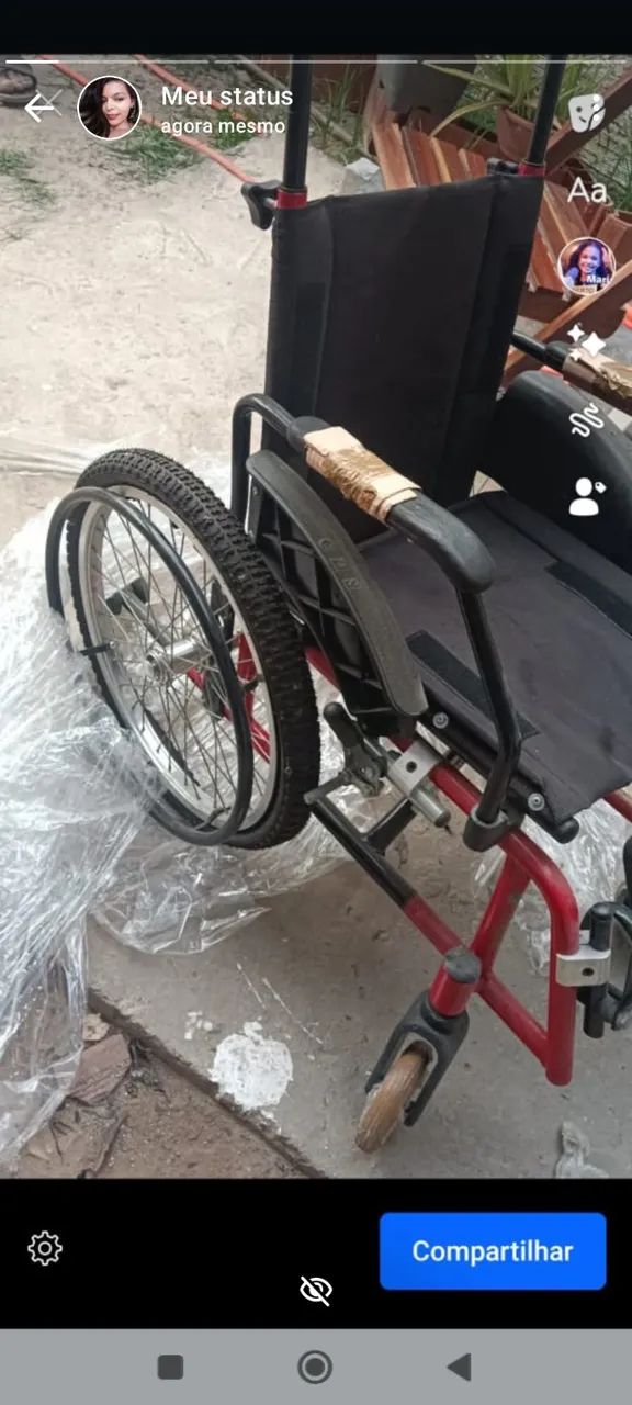 Cadeira de rodas novíssima  - Foto 2