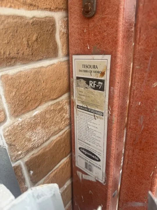 Escada de fibra/aluminio de 8 Degraus - Foto 2