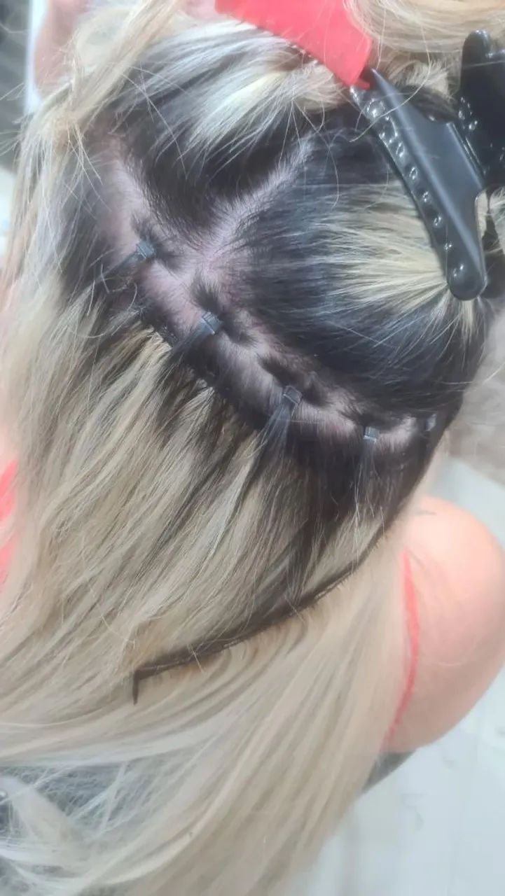 Mega Hair ponto americano 