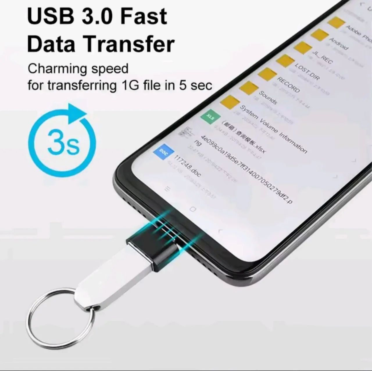 OTG dispositivo USB para Smartphone R$ 6,00. - Foto 5