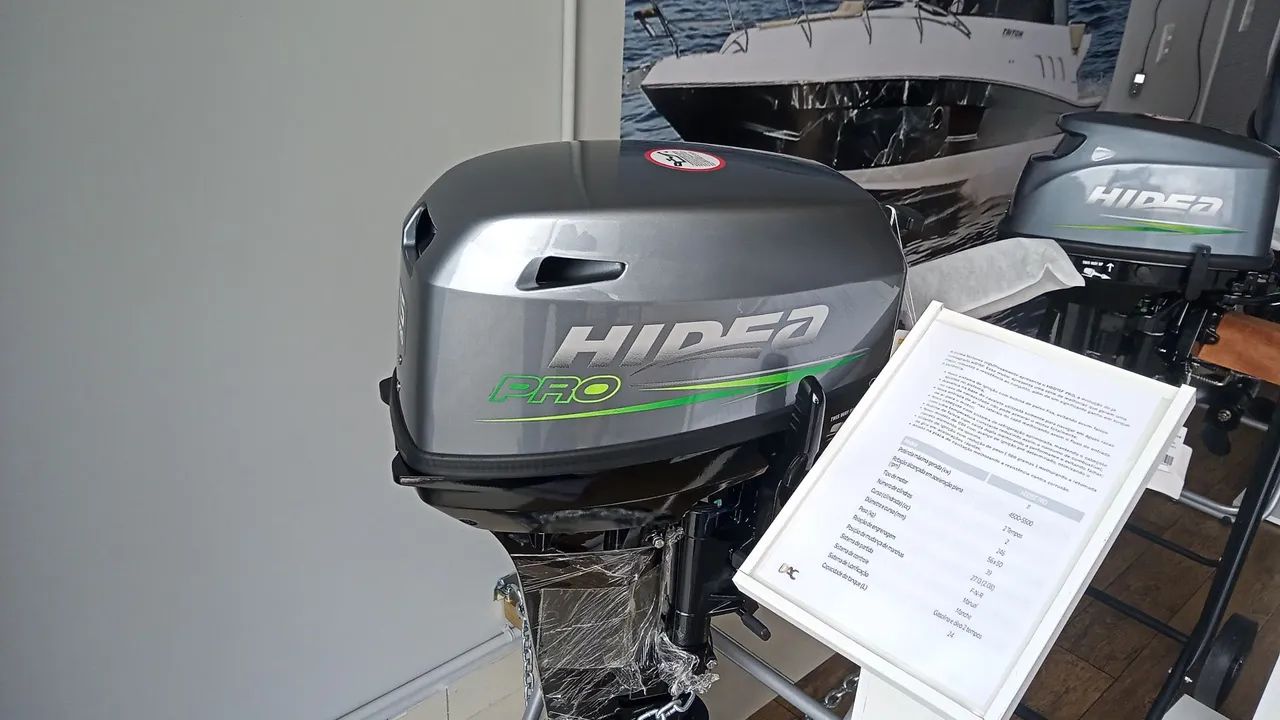 Motores de popa Yamaha 30HP e Hidea 15HP Pro, 0km, pronta entrega - Desc no PIX ou 12x - Foto 6