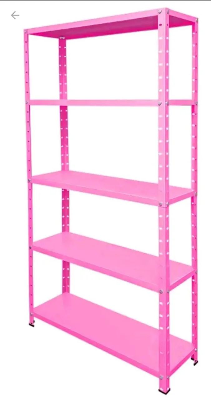 Estante de Aço Rosa para Comércio
