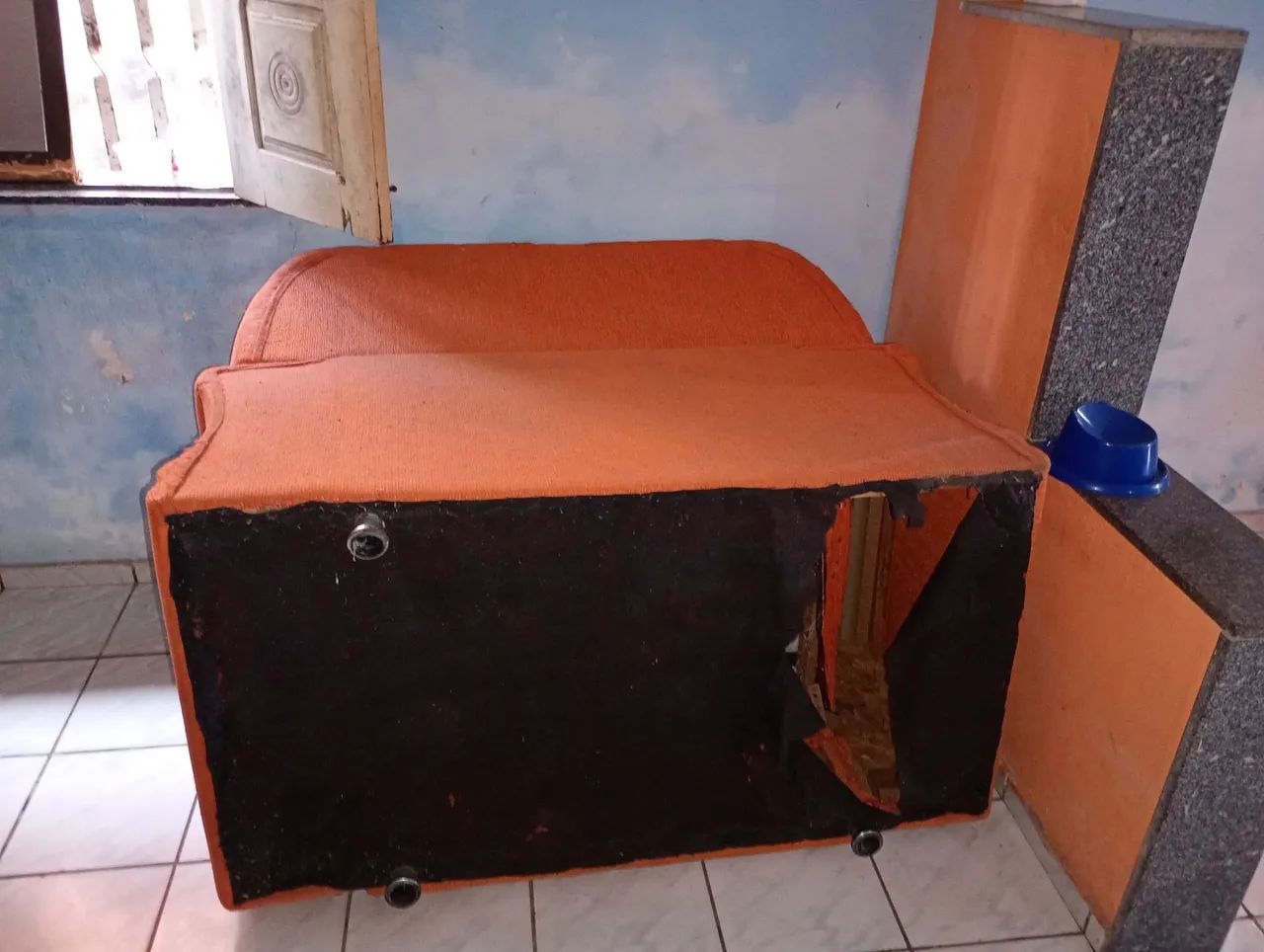 Poltrona Reclinável Laranja - Foto 3