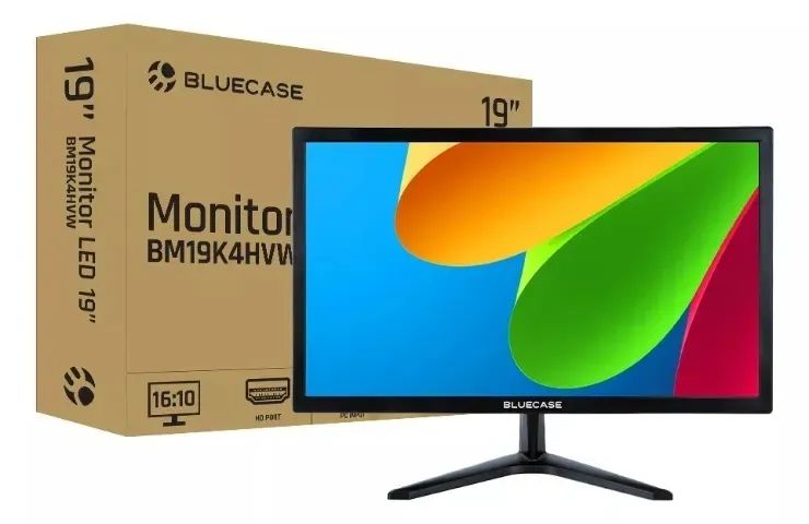 Monitor 19 Polegadas Bluecase 19" LED WXGA+ - 75Hz, HDMI/VGA, Suporte VESA - Loja Coimbra - Foto 3