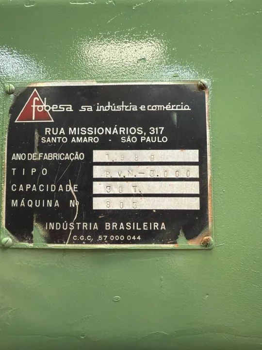 Prensa Viradeira Fobesa para chapas - Foto 2