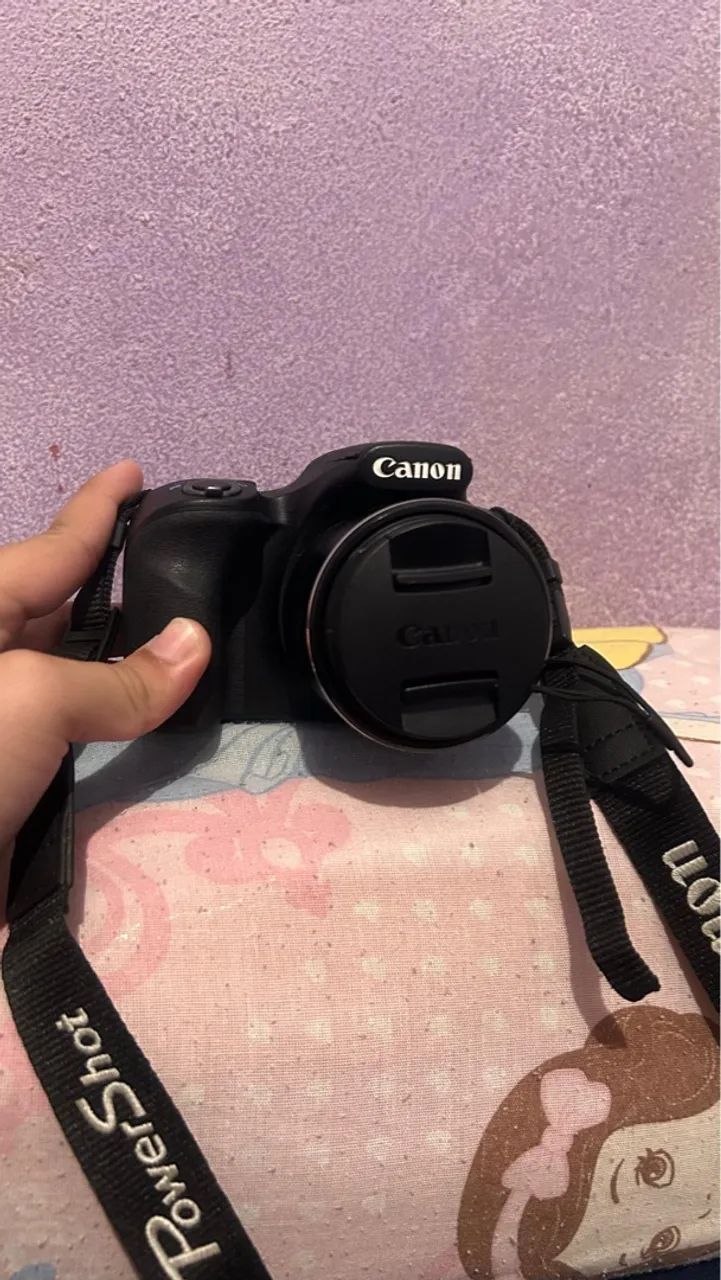 Vendo esta linda cânon 520hs semiprofissional  - Foto 3