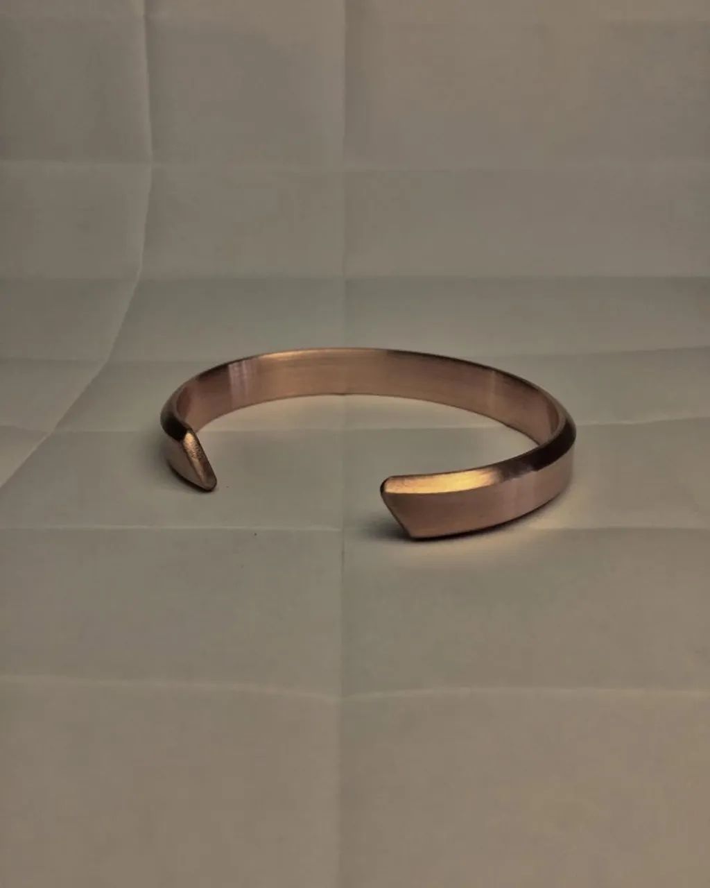 Pulseira Chanfrada - cobre puro maciço  - Foto 3