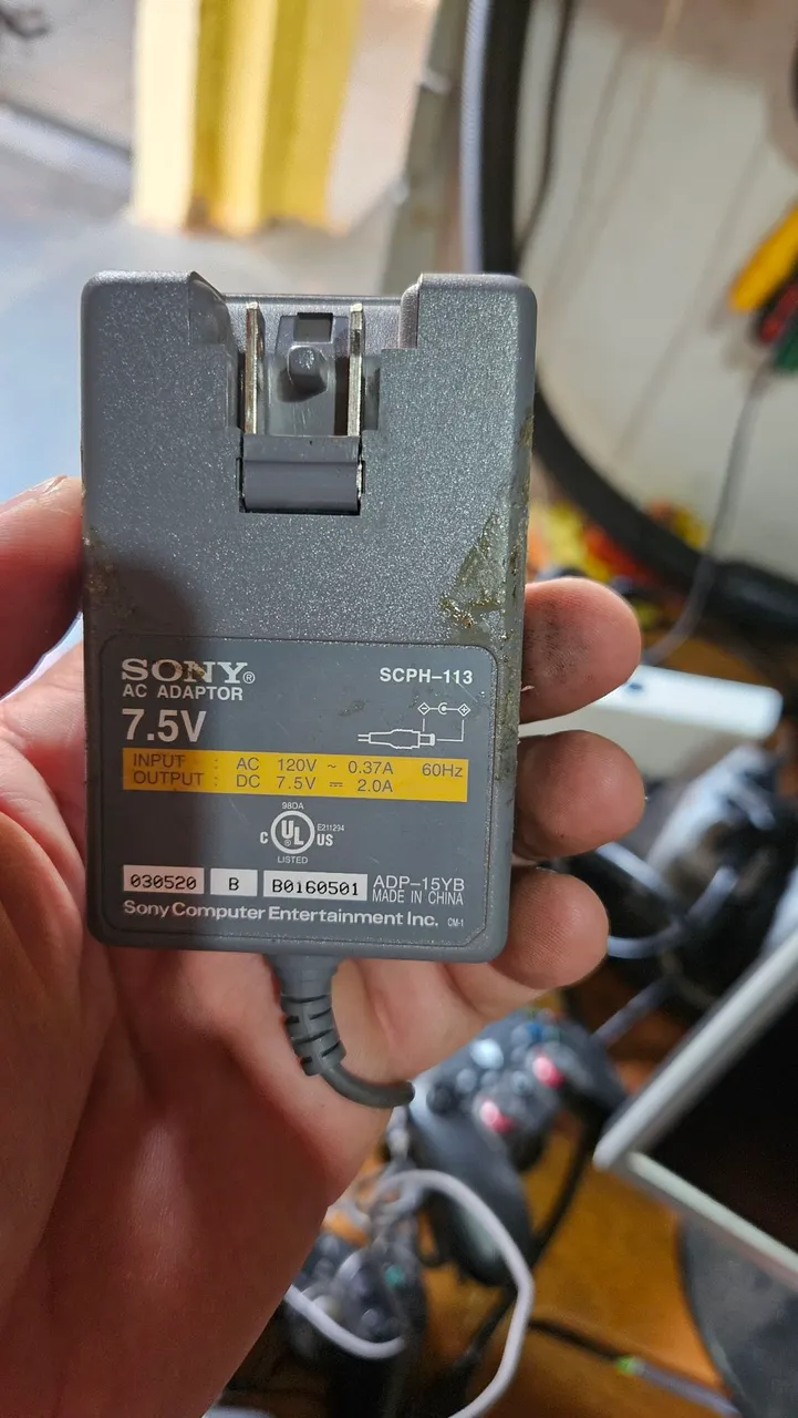 Fonte Adaptador AC 7.5V Sony SCPH-113