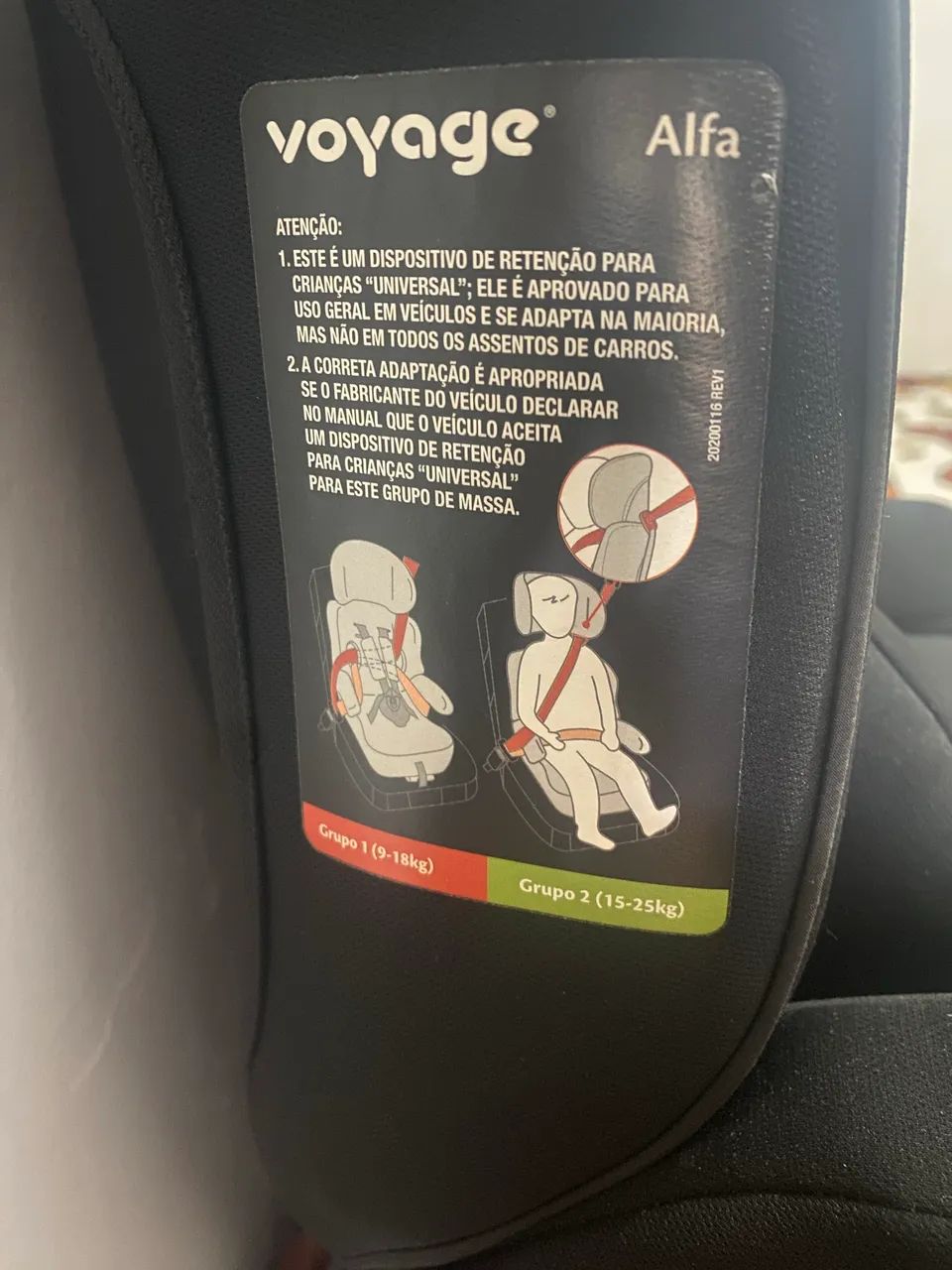 Cadeirinha Voyage 