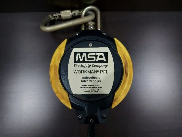 Trava Quedas Retrátil Workman PFL Fita 3,70m MSA - Foto 2