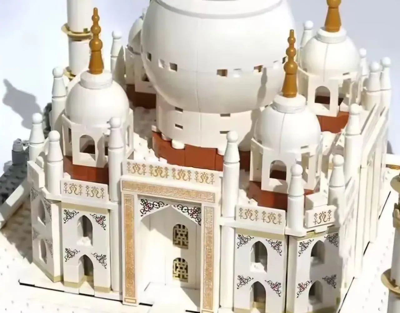 BLOCOS DE MONTAR RÉPLICA DO TAJ MAHAL DA ÍNDIA COM 1113 PEÇAS MODELO 10189 MARCA MEGA  - Foto 4