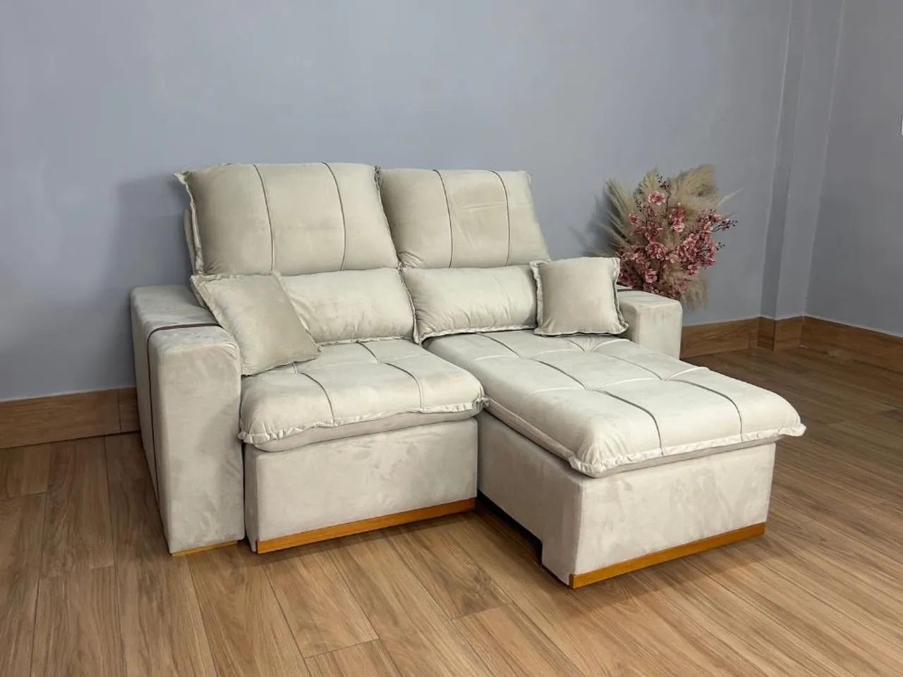 Sofá Retrátil Reclinável Oásis 1.80m - Produto Novo  - Foto 3