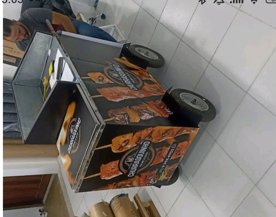 Carrinho de Churrasquinho / Hambúrguer e outros  - Foto 2