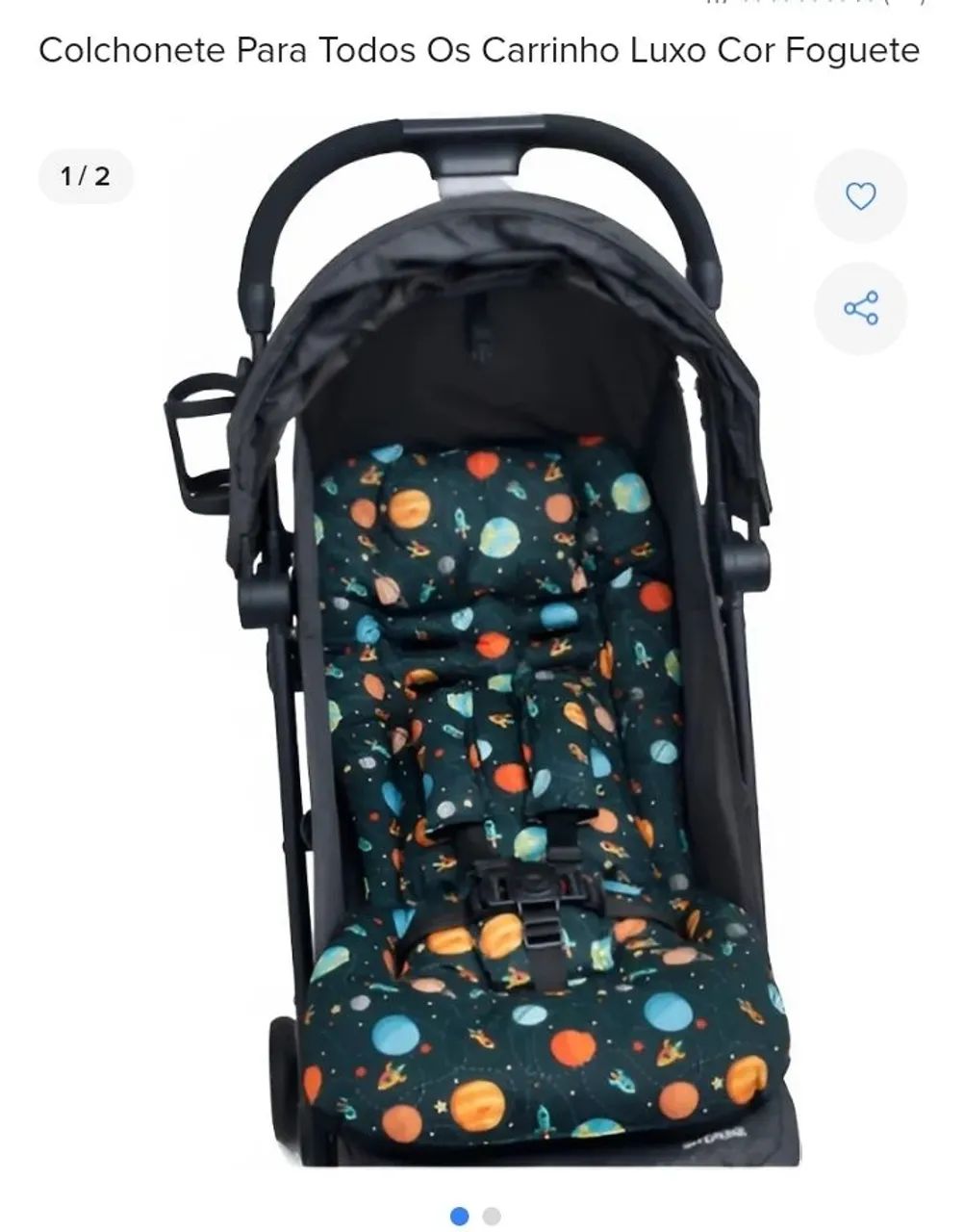Almofada do carrinho do bebe