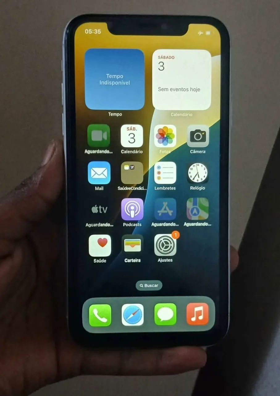 iPhone 11 está pegando tudo normal iCloud removo na hora Face ID pega  aceito proposta