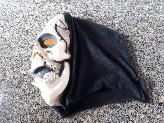 Fantasia Máscara Adulto, Juvenil de Caveira Monstro para Carnaval e ou Holloween - Foto 3