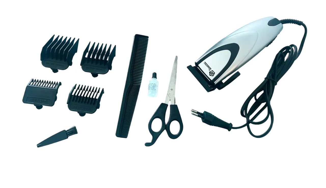Máquina de Cortar Cabelo Doméstica - Kit Completo