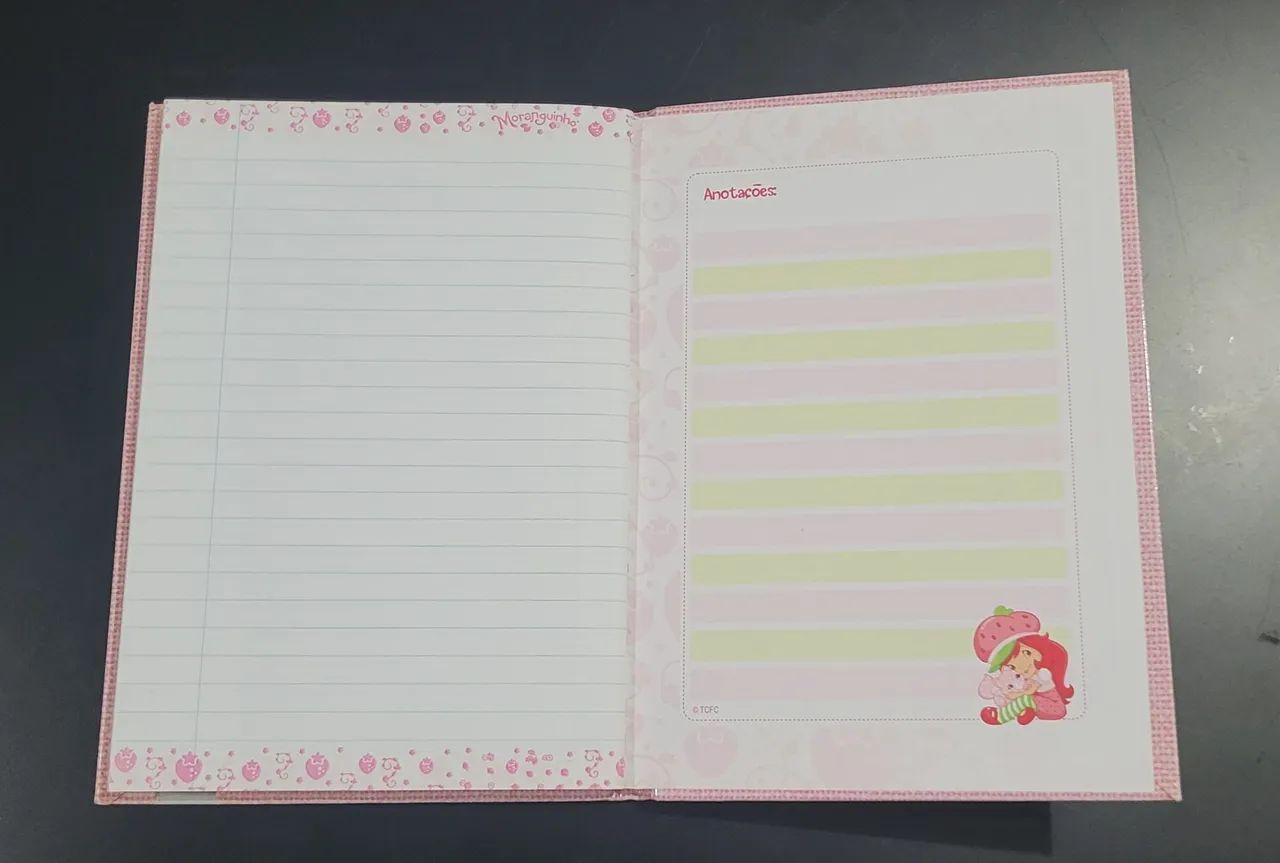 Caderno Moranguinho Vintage 96 folhas  - Foto 3