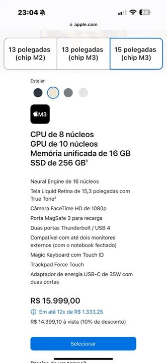 Notebook Apple MacBook Air 15? - Foto 3