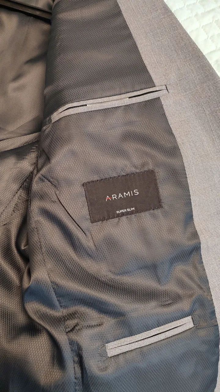 Terno Masculino Cinza Aramis - Novo  - Foto 5