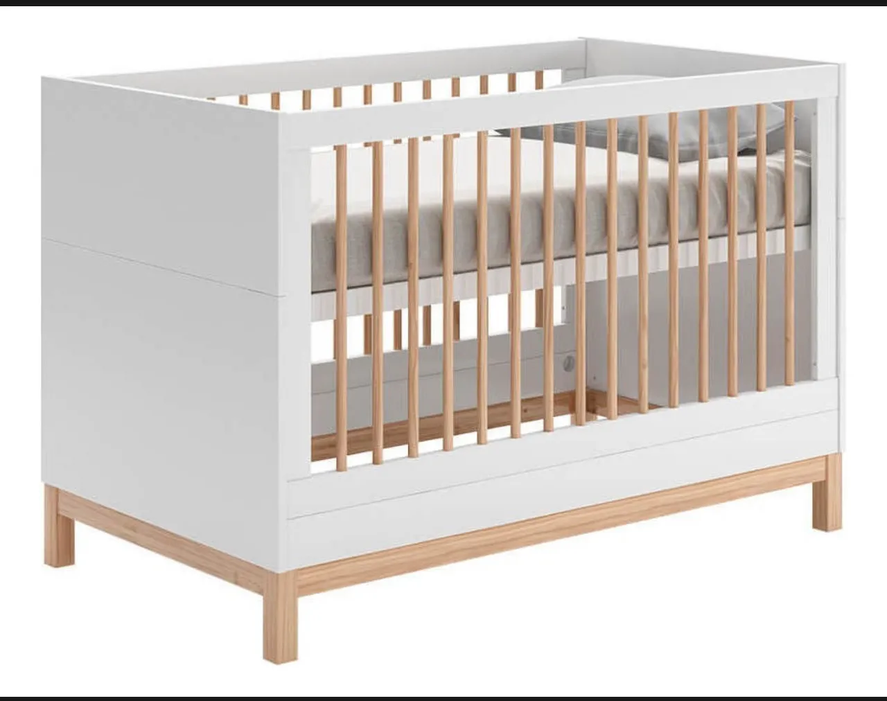 Berço Americano 2 em 1 Linha Cozy Quater