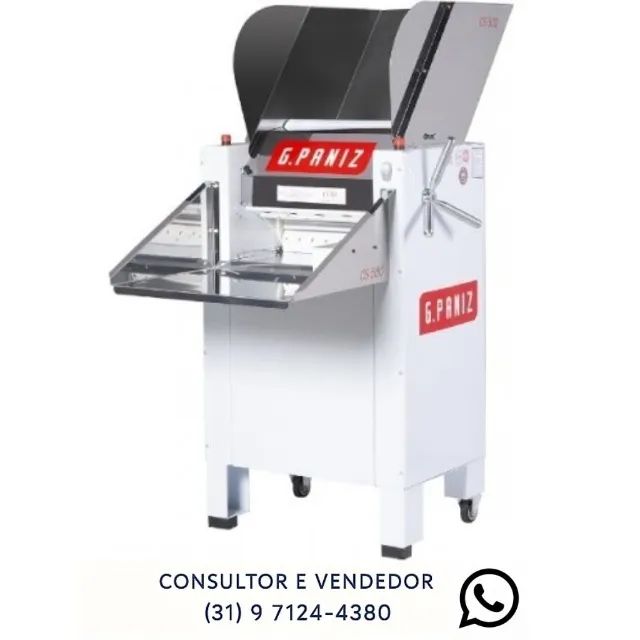 Cilindro de Padaria 14 Quilos de Massas 50 CM 2 Motores G.Paniz