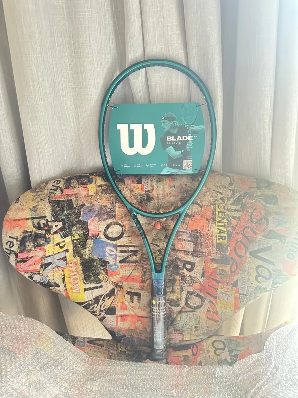 Raquete de Tênis Wilson Blade 98 V9 16x19 ou 18x20 Nova