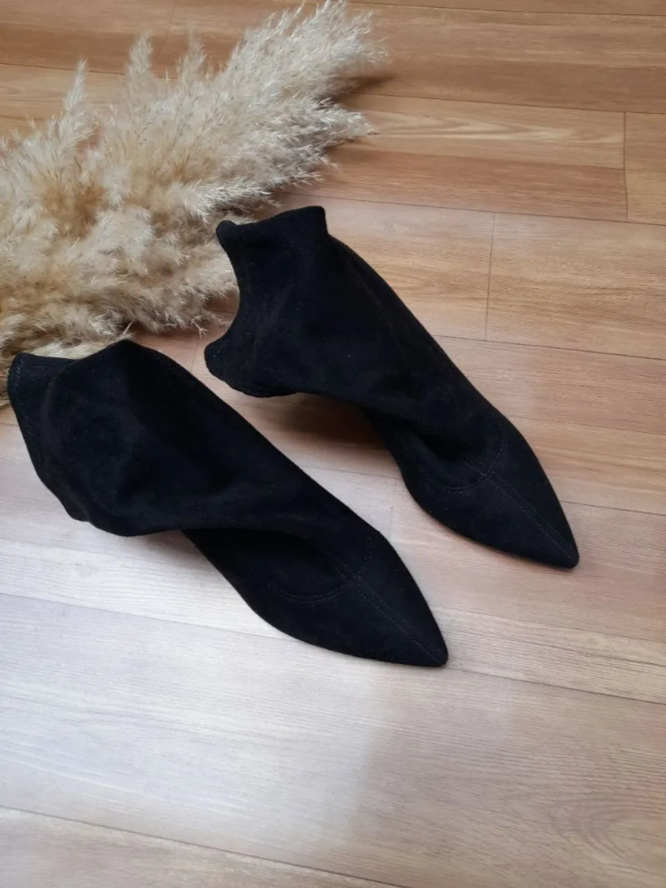 Botas de cano curto pretas