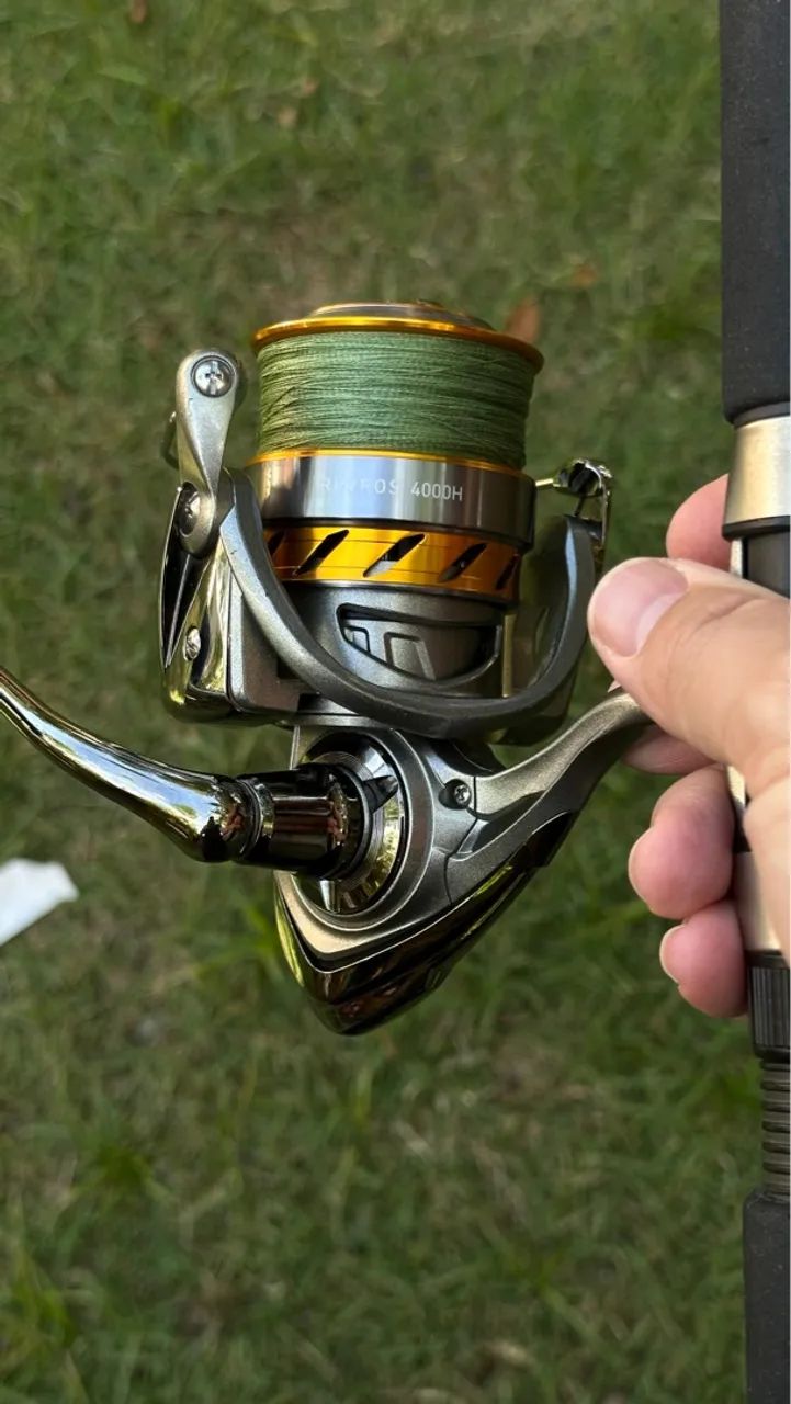 Daiwa Revros 4000 + Vara Rapala - Foto 2