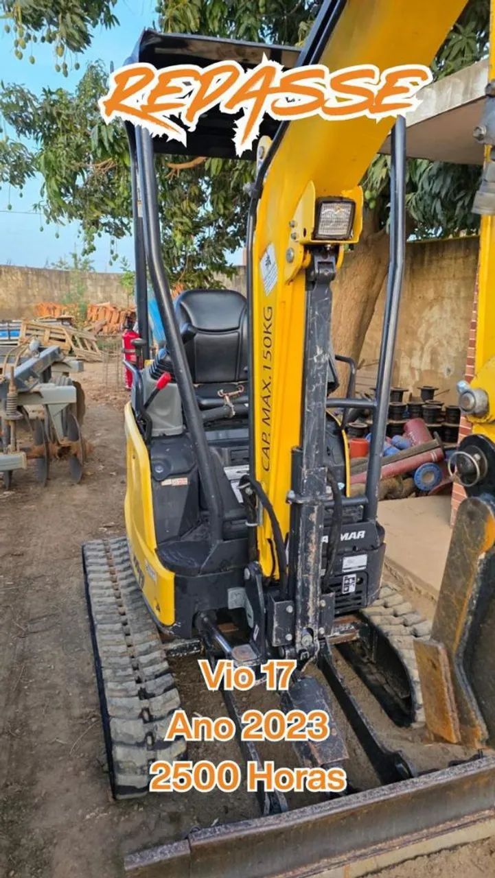 Mini escavadeira vio17 yanmar ano 2023 - Foto 4